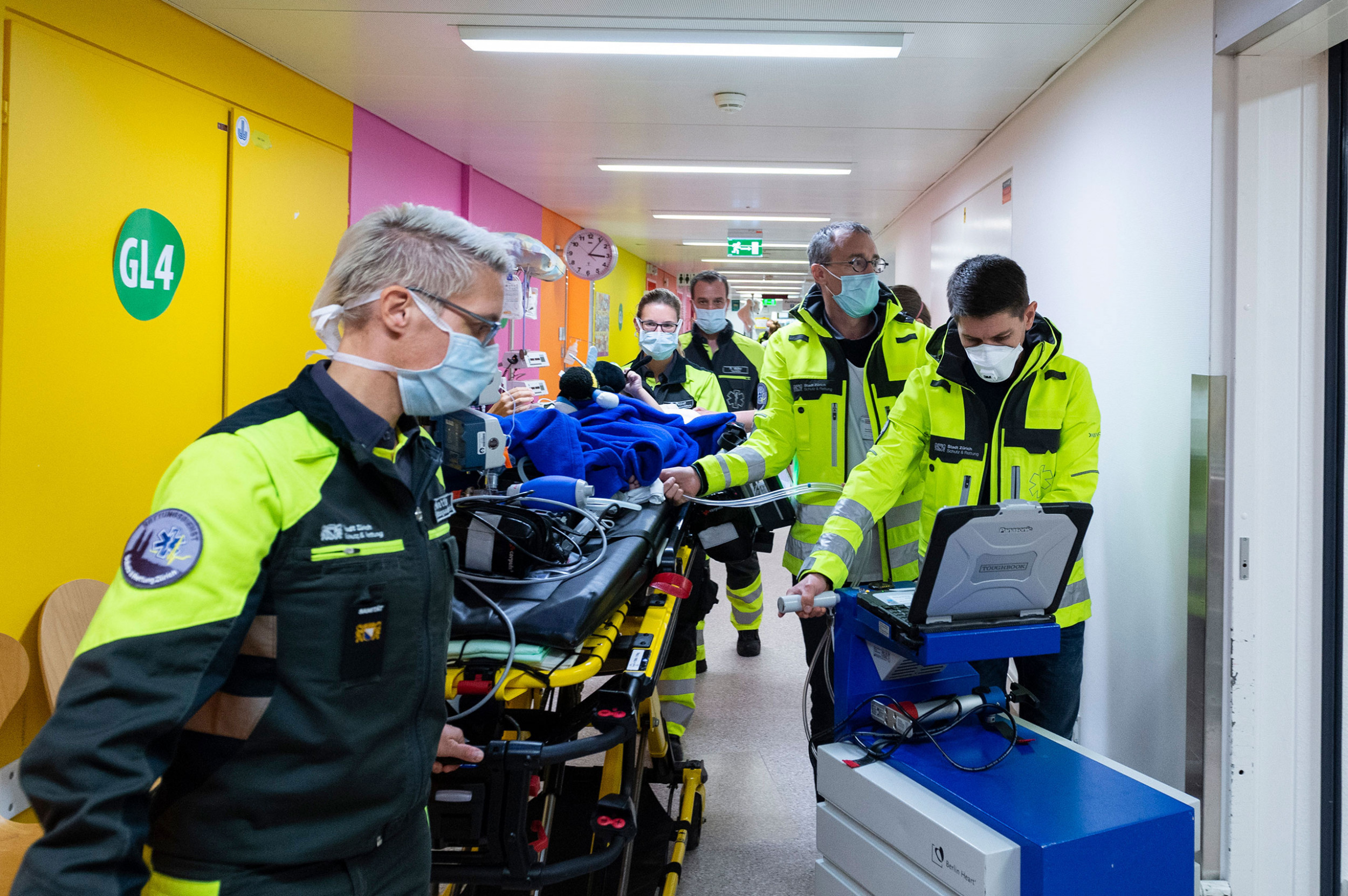 Verlegung eines herzkranken Kindes mit einem Berlin Heart ins Kinderspital Zürich