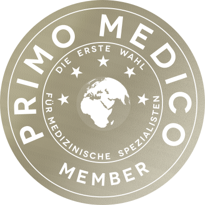 ein Siegel für PRIMO MEDICO Mitglieder