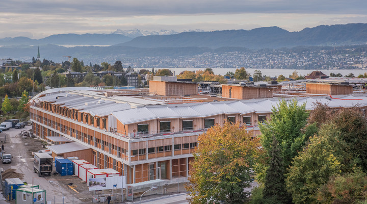 Aussenansicht des neuen Kinderspital Zürich Akutspitals