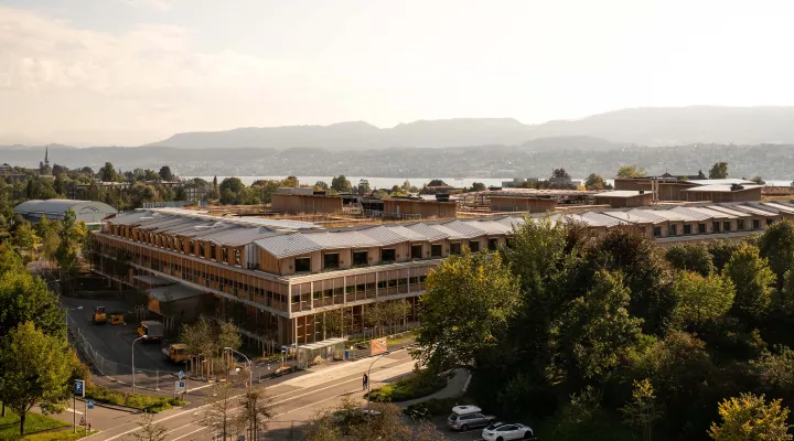 Aussenansicht des Akutspitals des Universität-Kinderspitals Zürich