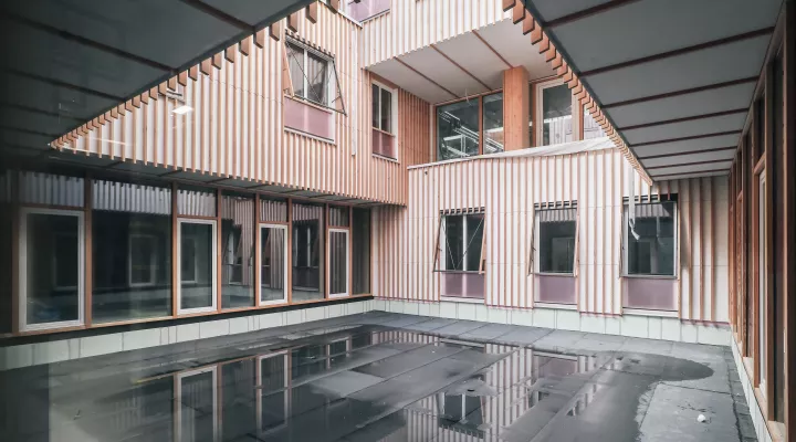 Der Neubau in Zürich Lengg nimmt langsam Form an.