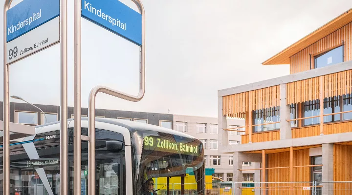Bushaltestelle Kinderspital
