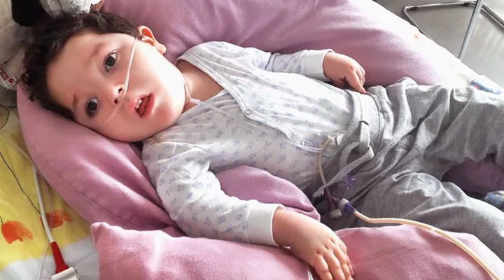 Epilepsie Patient im Bett
