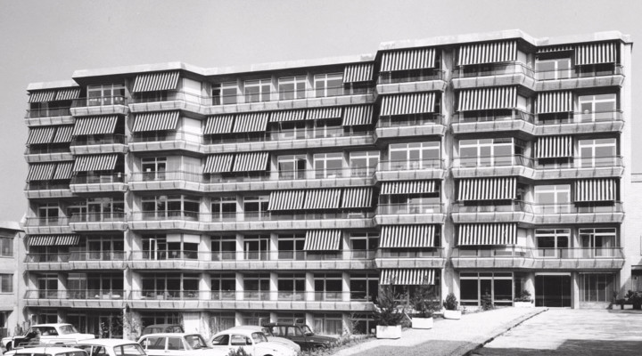 Geschichte Kinderspital: das Bettenhaus um 1970