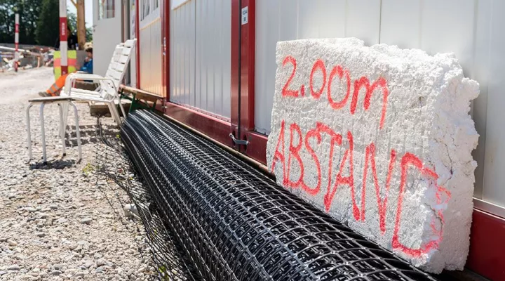 Neubau Baustelle Corona-Massnahmen