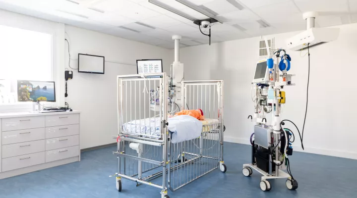 Die Räumlichkeiten des Simulationszentrums des Kinderspitals Zürich