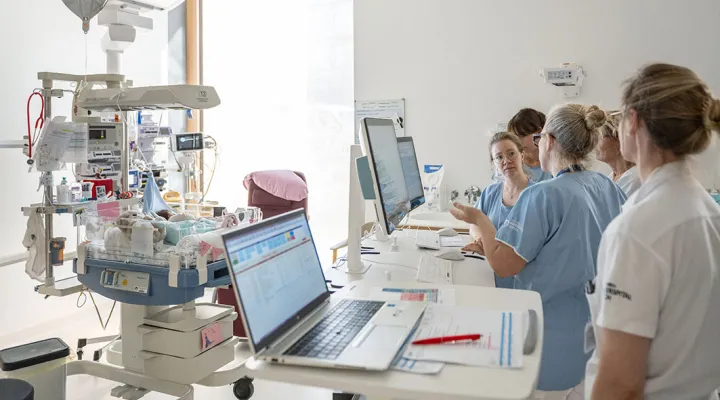 Visite auf der Neonatologie