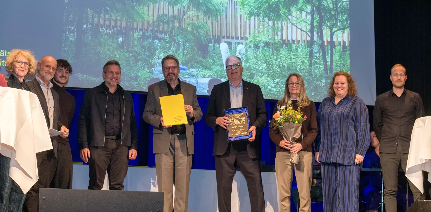 Das Kinderspital Zürich erhält den Publikumspreis und die Auszeichnung für gute Bauten der Stadt Zürich 2025