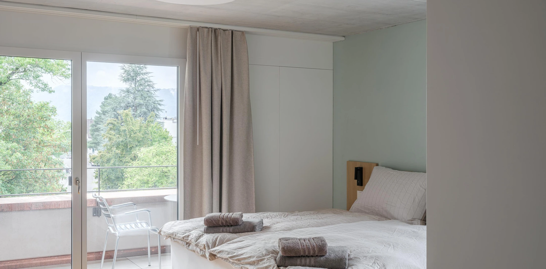 Ein Elternzimmer im Ronald McDonald Haus in Zürich