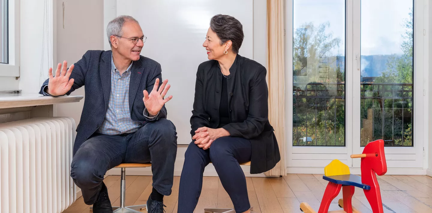 Ein Portrait von den Entwicklungspädiatern Bea Latal und Oskar Jenni