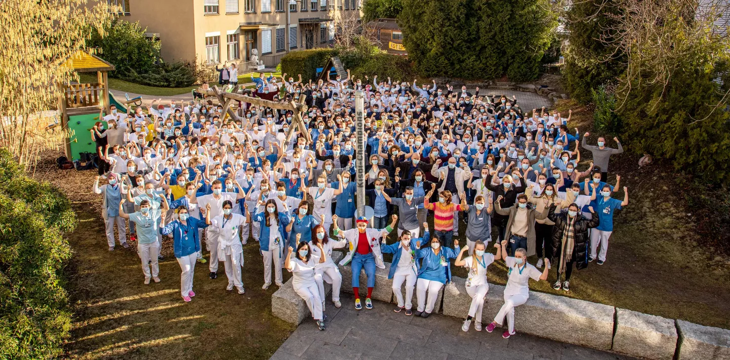 Mitarbeitende engagieren sich für Kispi-Champions