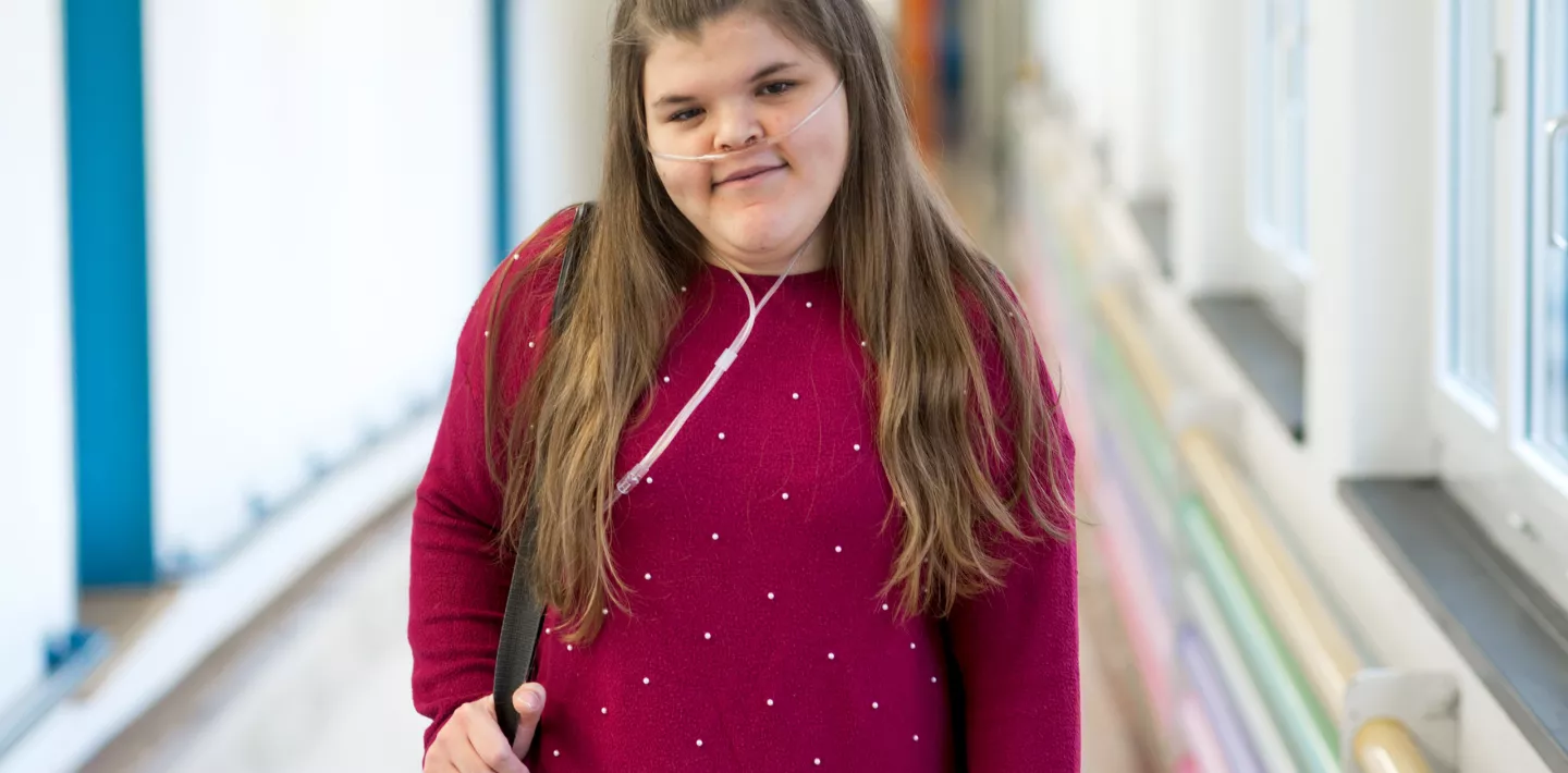 Pneumopathie Patientin im Kinderspital 