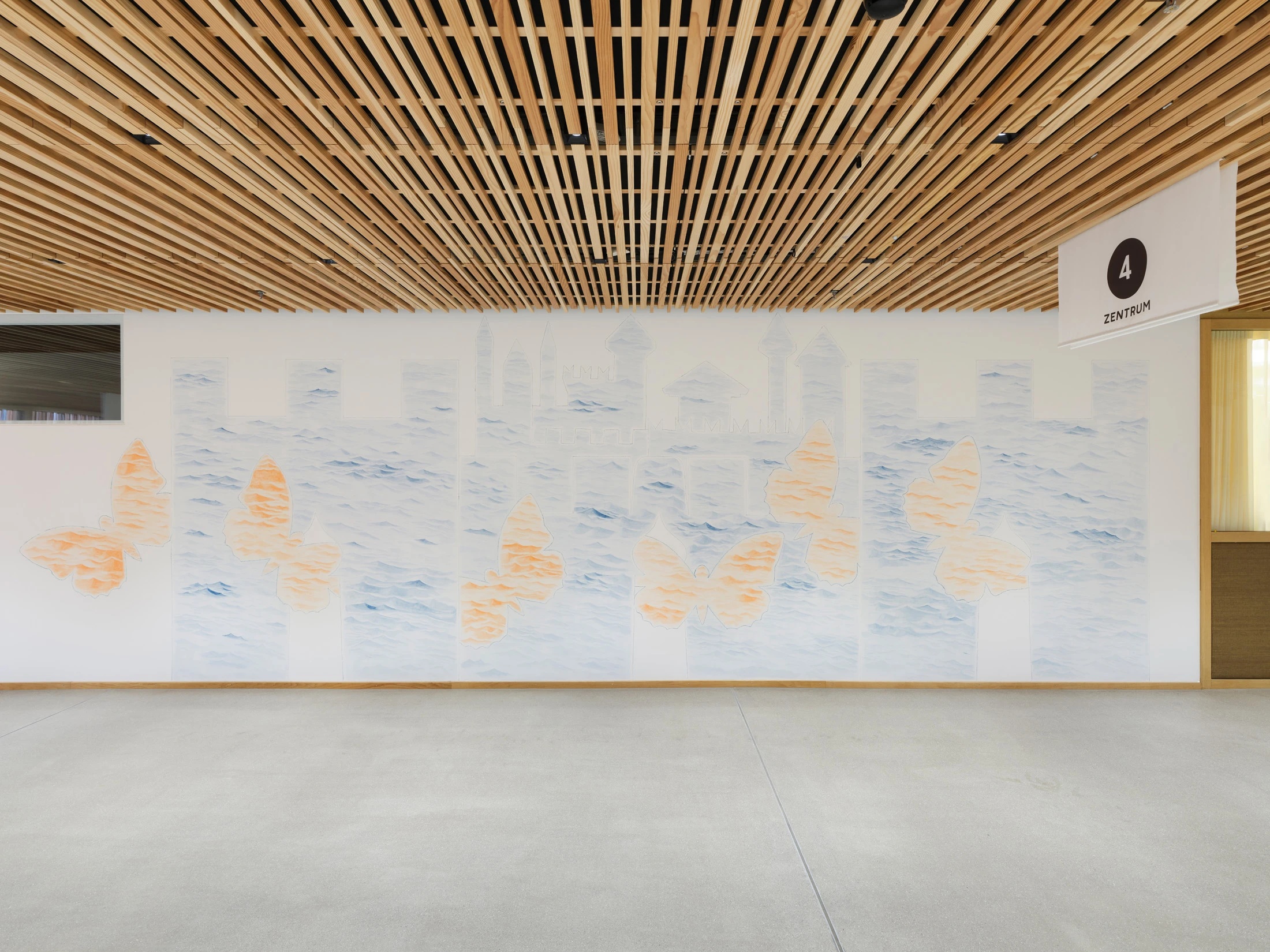 Francesco Clemente: «The Ocean of Stories» - Ein Wandgemälde mit Tempera, Ölkreide im Kinderspital Zürich