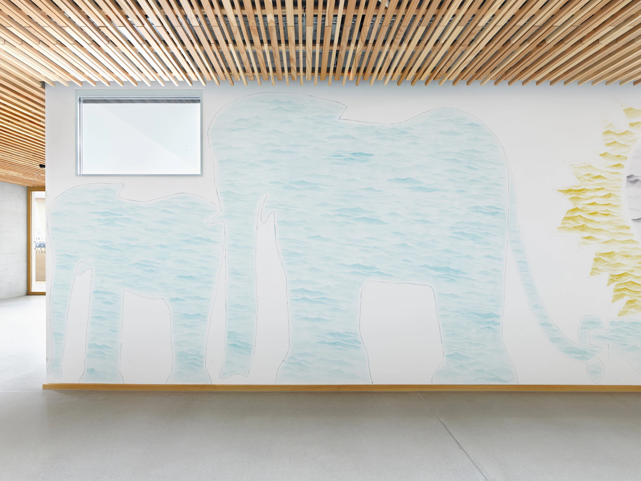 Francesco Clemente: «The Ocean of Stories» - Ein Wandgemälde mit Tempera, Ölkreide im Kinderspital Zürich