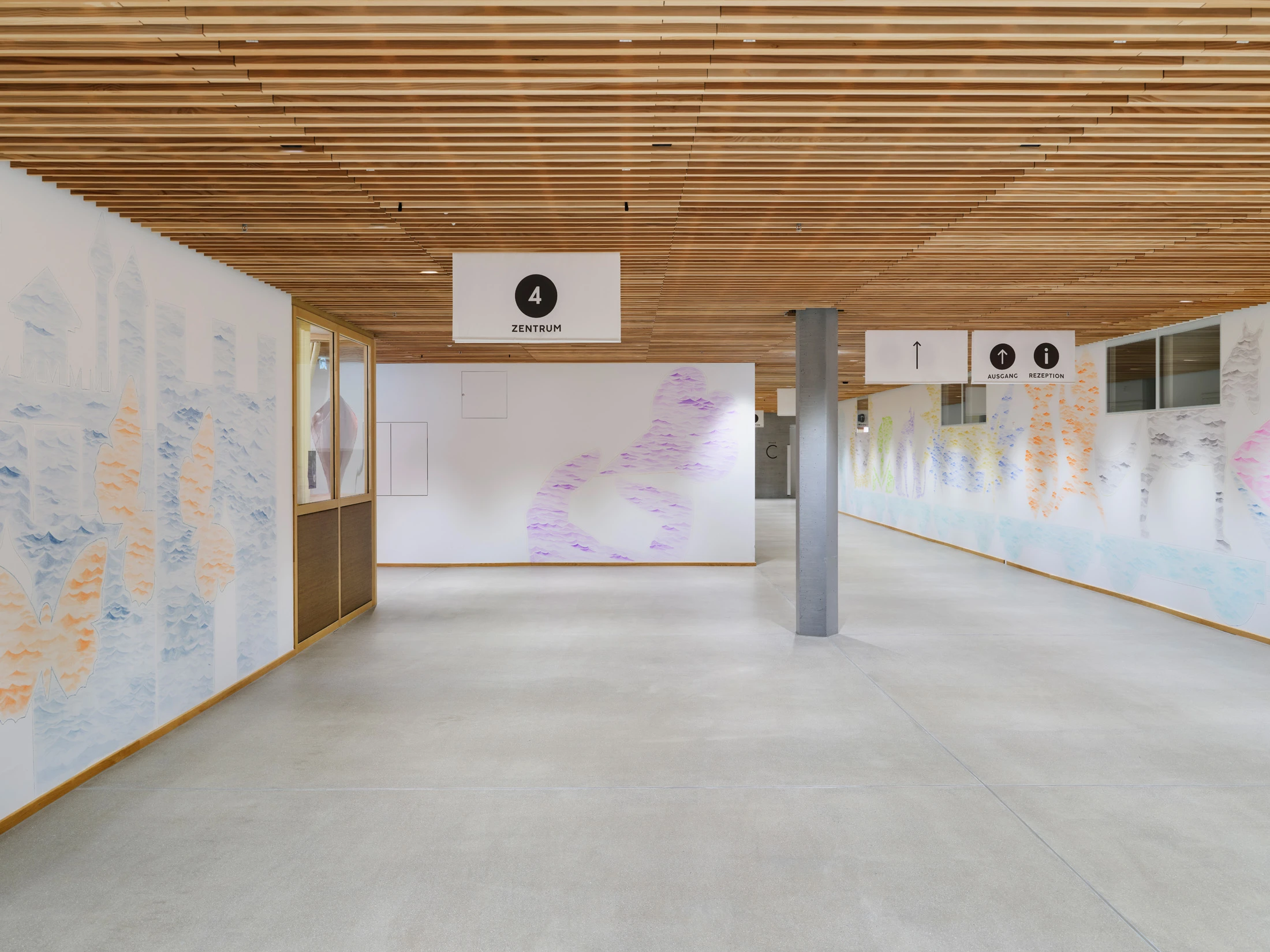 Francesco Clemente: «The Ocean of Stories» - Ein Wandgemälde mit Tempera, Ölkreide im Kinderspital Zürich