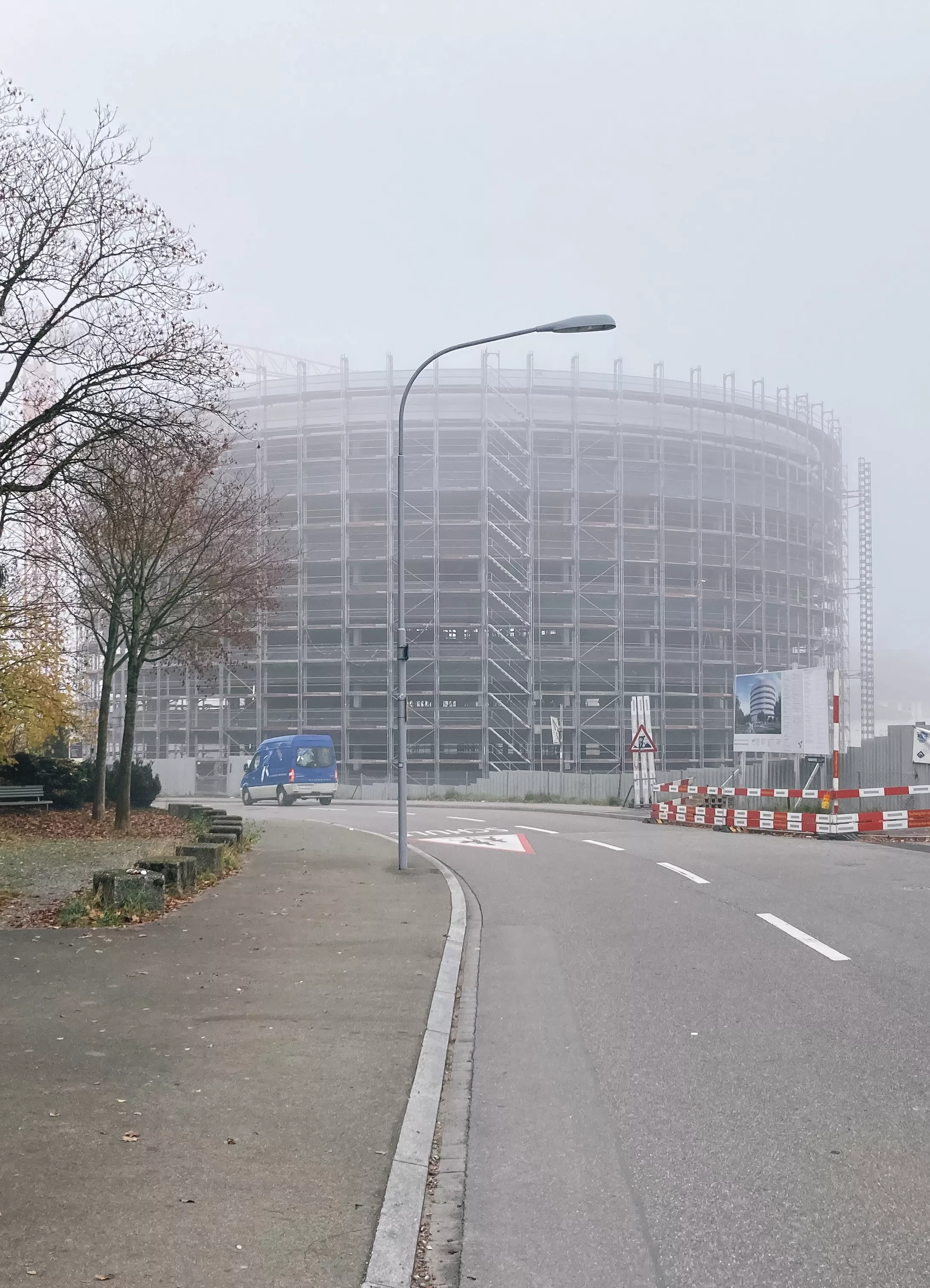 Der Neubau in Zürich Lengg nimmt langsam Form an. 