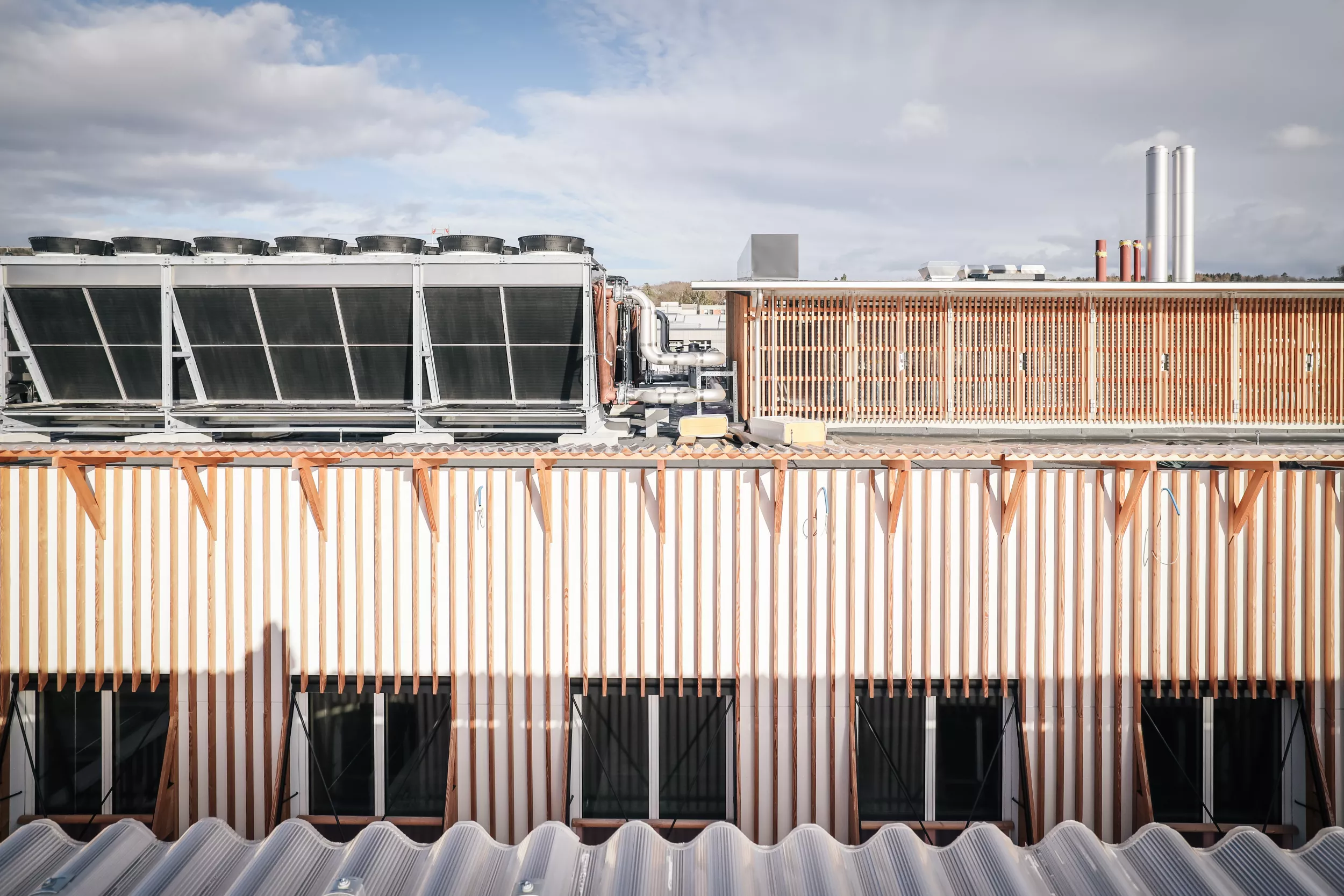Der Neubau in Zürich Lengg nimmt langsam Form an. 