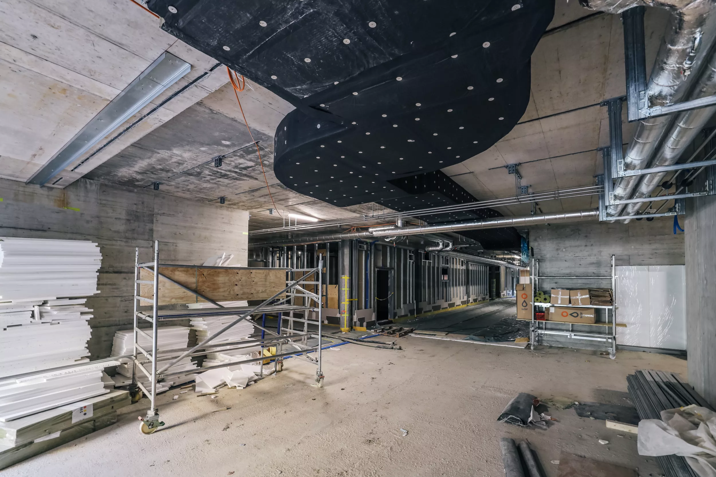 Der Neubau in Zürich Lengg nimmt langsam Form an. 
