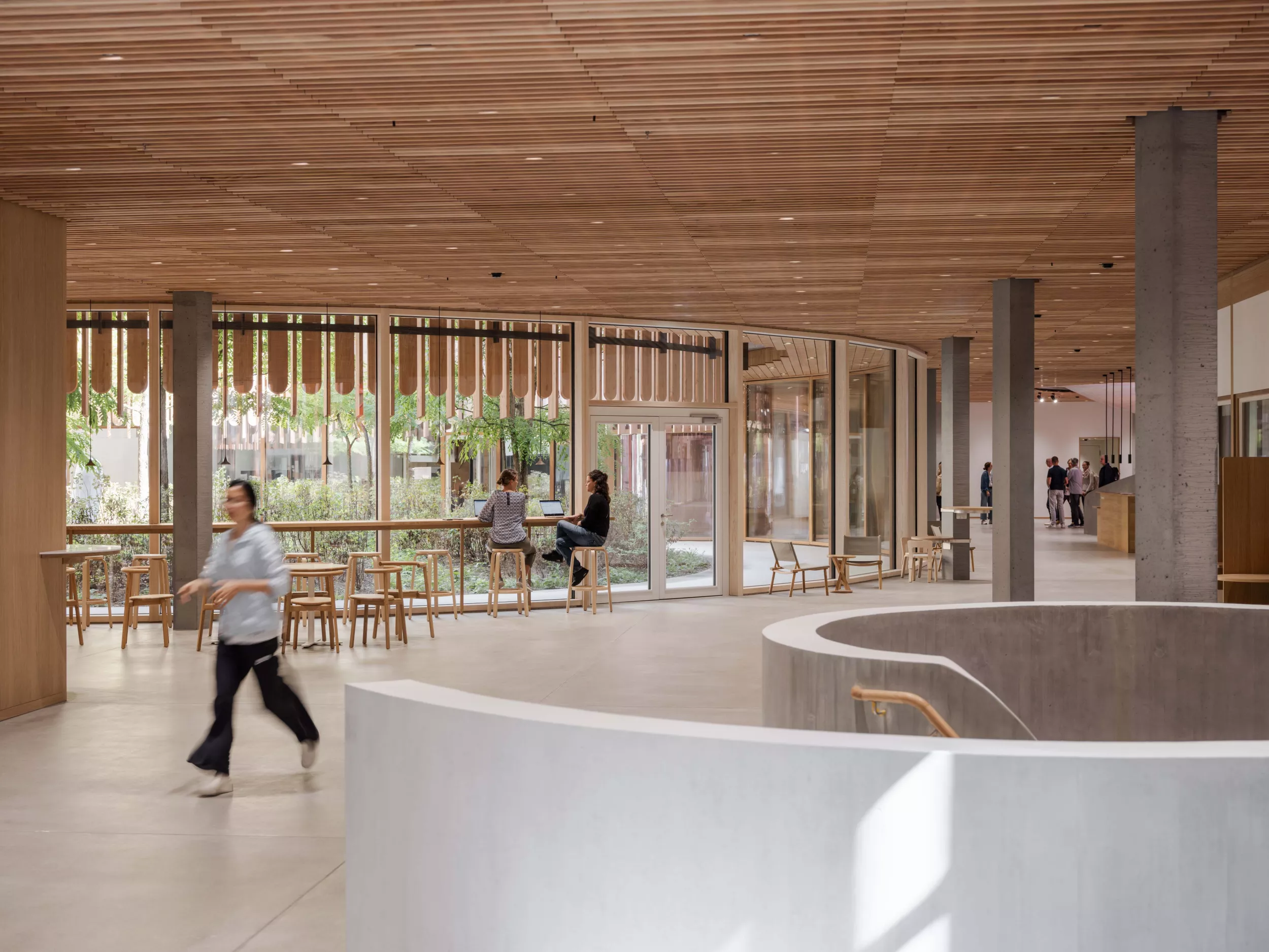Ein Gang im neuen Akutspital des Kinderspitals Zürich