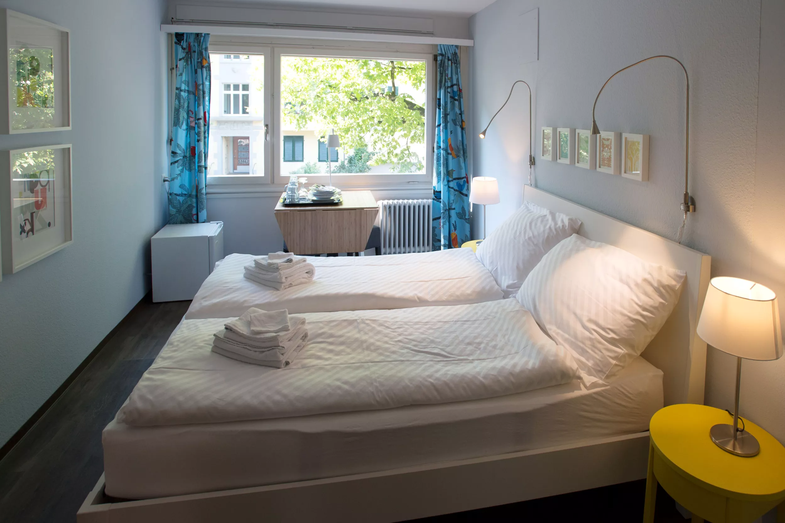 Ein Blick in das Schlafzimmer des Elternunterkunfts in der Dolderstrasse