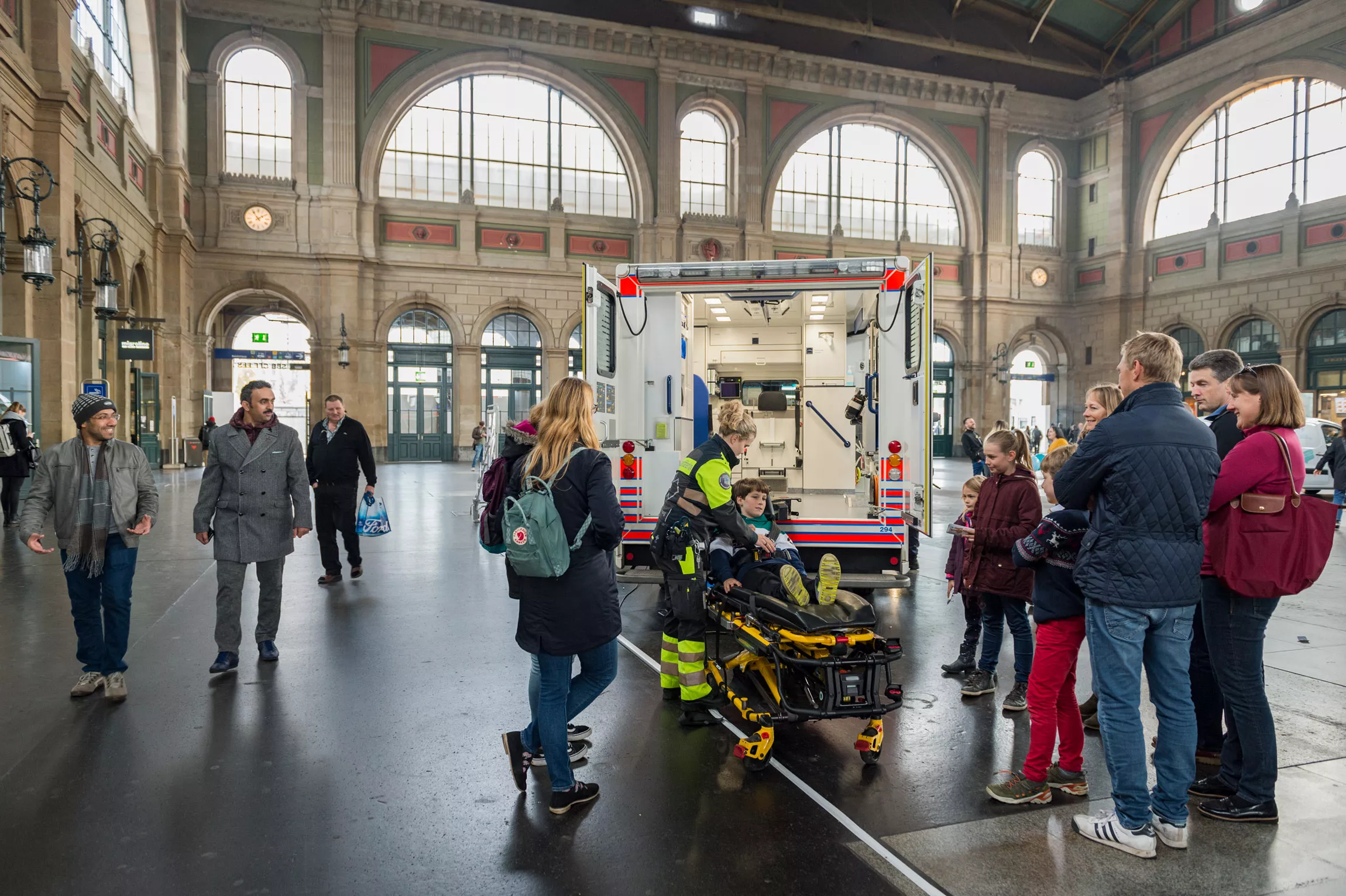 Krankentransport wird erklärt 