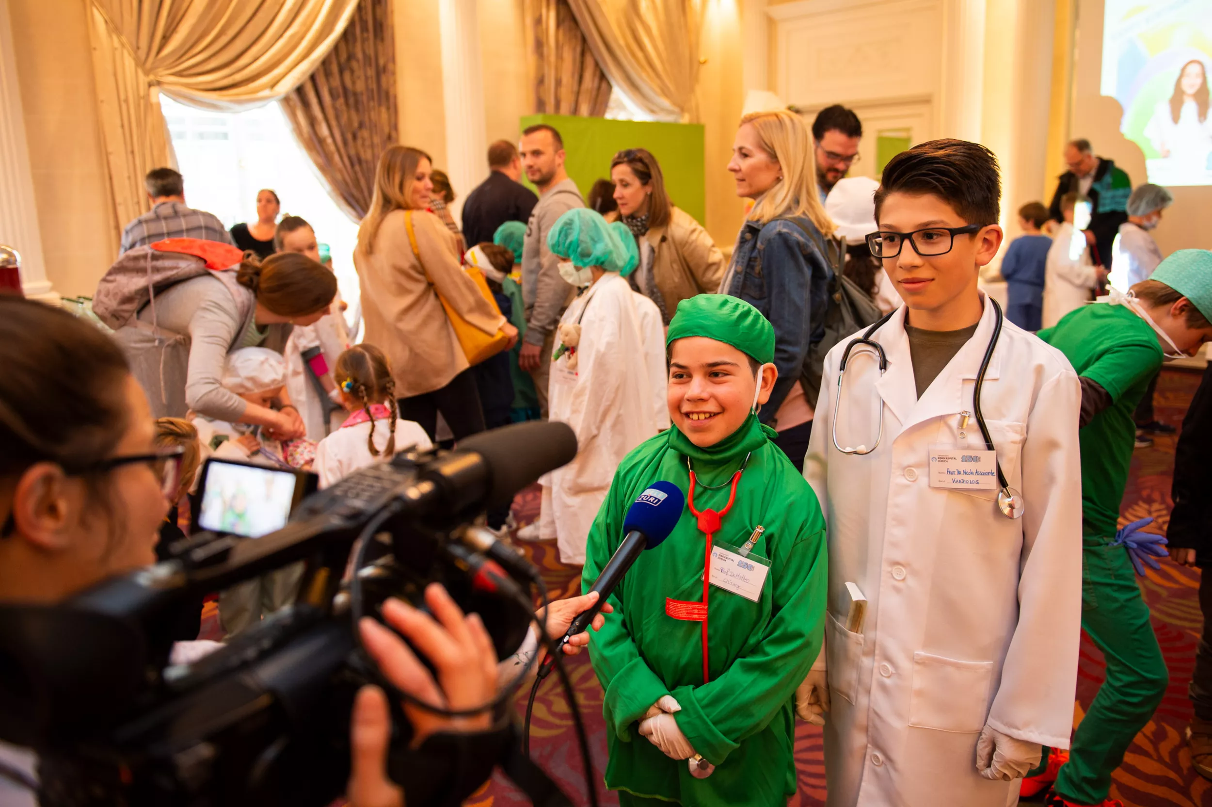 Patient Kardiologie Kinderspital Zürich gibt Interview 