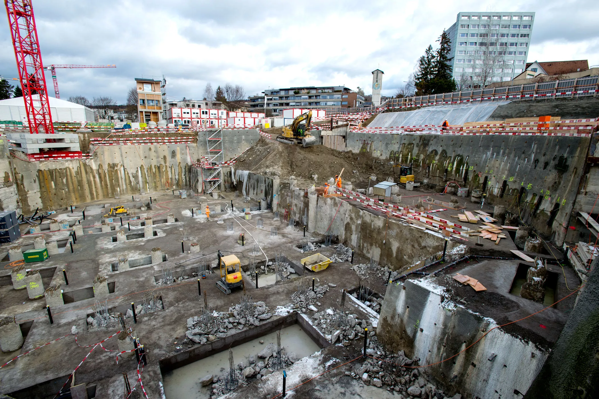 Neubau Grabungsarbeiten 
