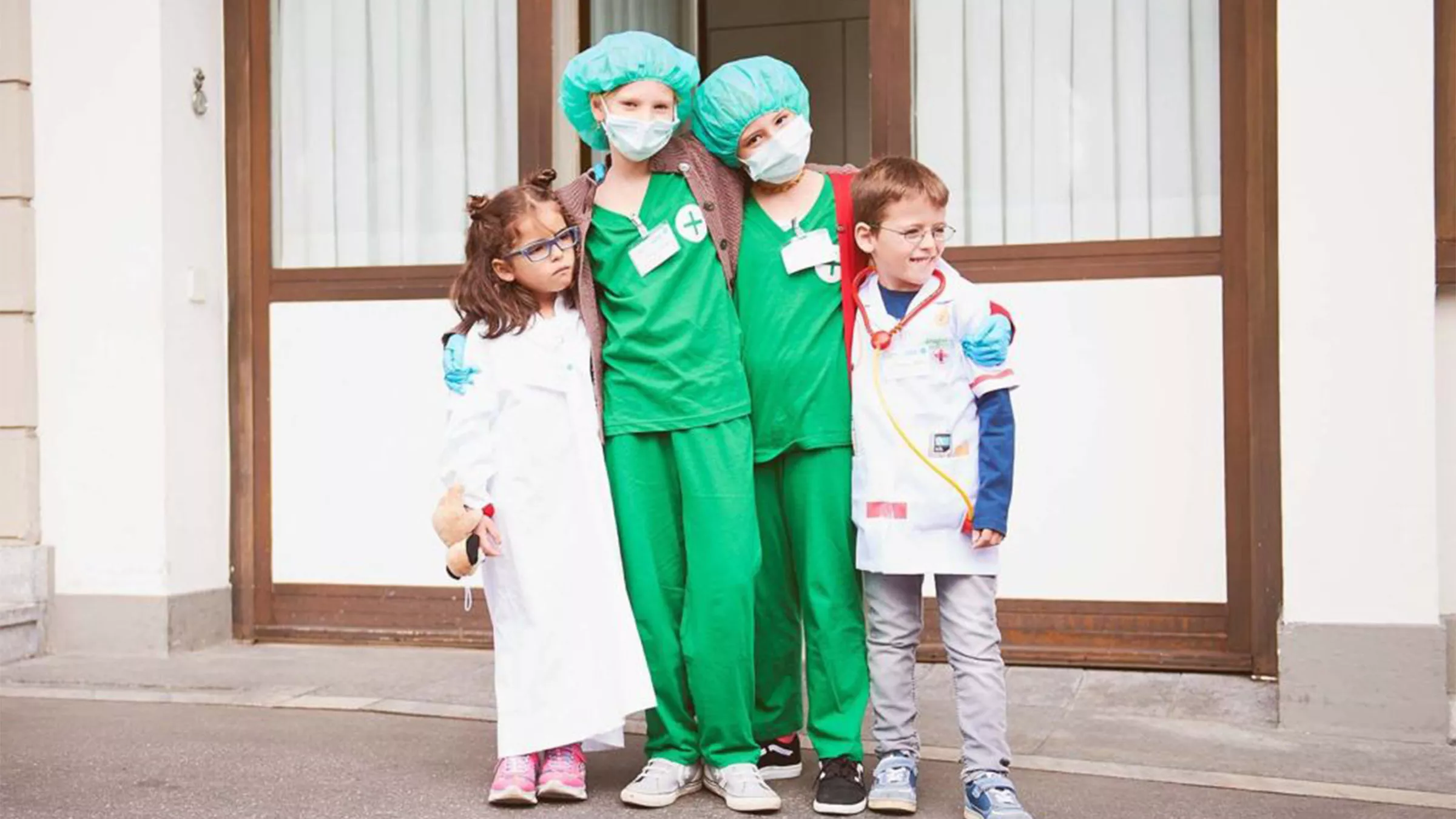 Umzug mit Patientinnen und Patienten des Kinderspitals am Sechseläuten