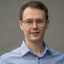 Portraitfoto von Fabio Steffen, Forschungsgruppe Leukämien, Universitäts-Kinderspital Zürich