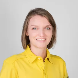 Ein Portrait von der Physiotherapeutin Alicja Gulinska