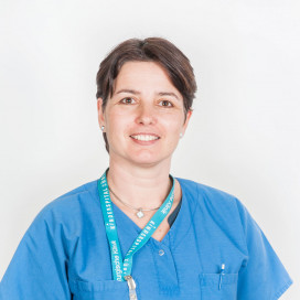 Portrait von der Pflegefachfrau Anna Giambonini