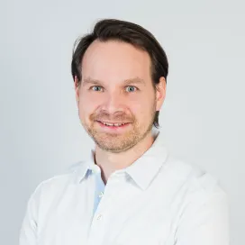 Ein Portrait von dem Radiologe Daniel Kronenberg