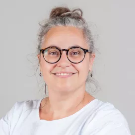 Ein Portrait von der Pflegefachfrau Kerstin Marty