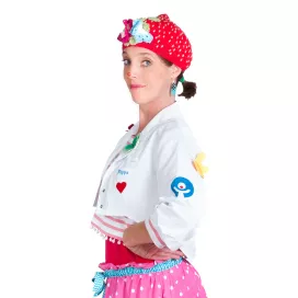 Ein Portrait von der Spitalclownin Flippa 